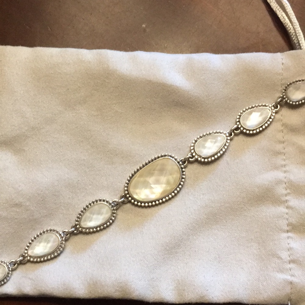 Lucky Brand white stone bracelet